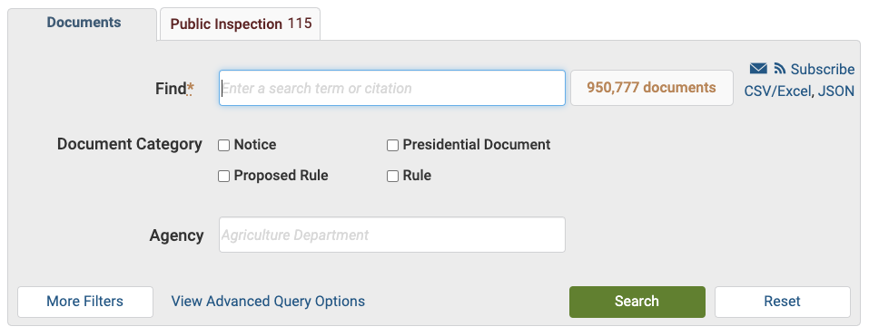 Updated search box